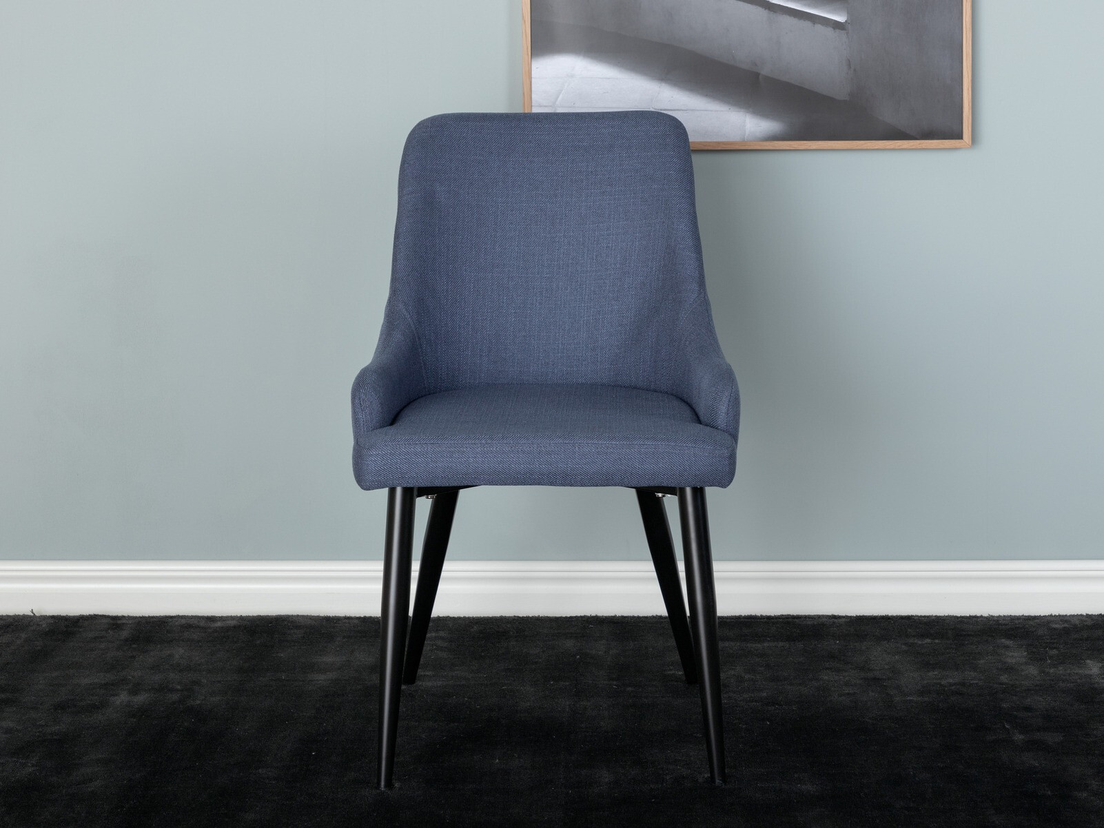 Scaun Dallas 114 (Albastru + Negru)