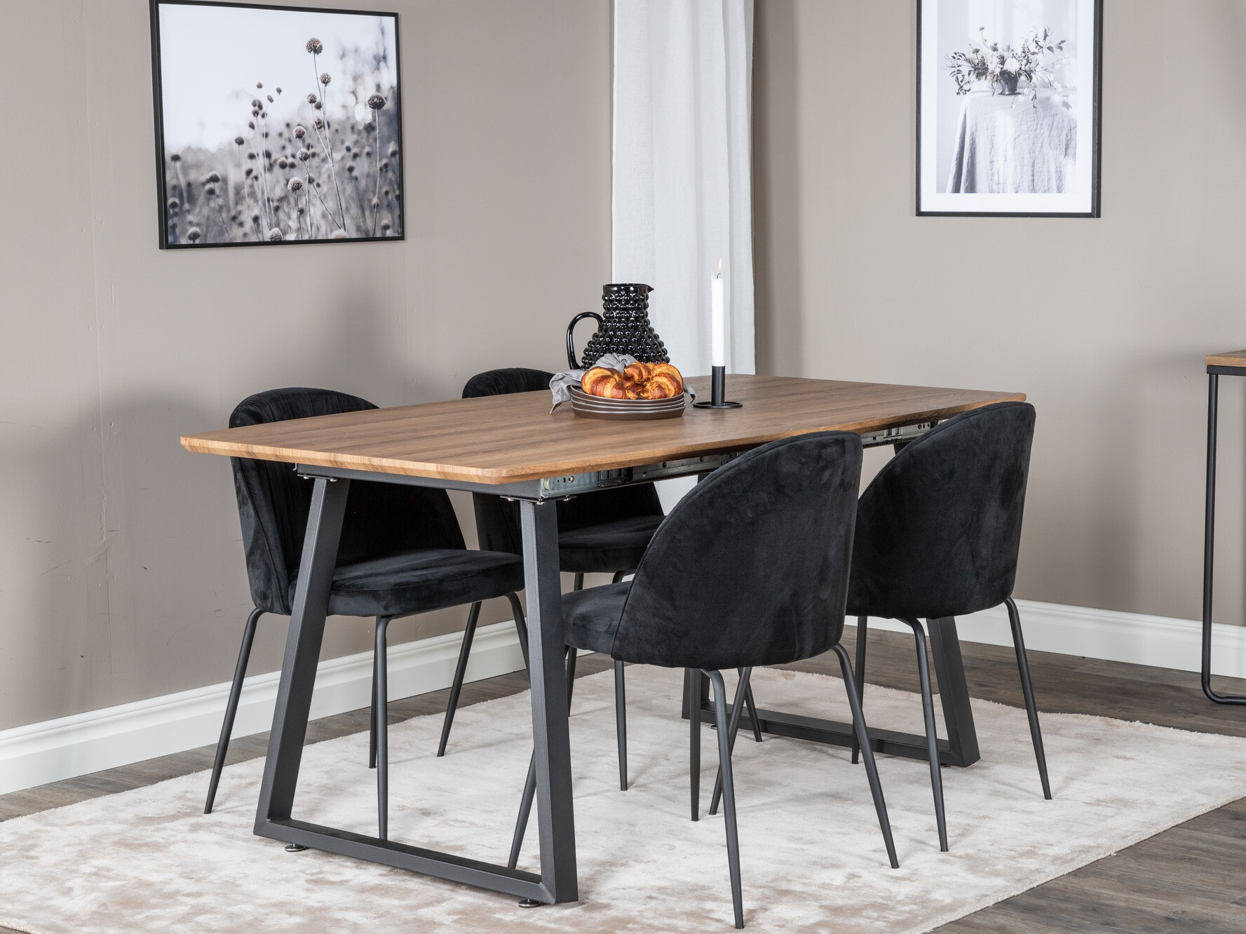 Scaun Dallas 133 (Negru)