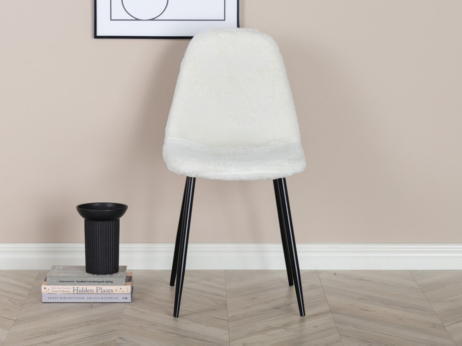 Scaun Dallas 201 (Alb + Negru)