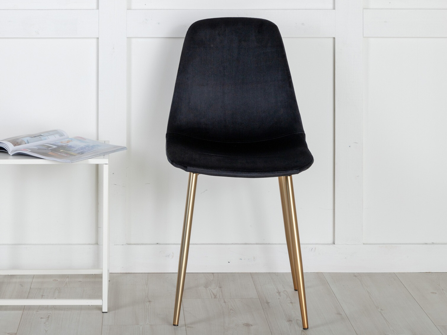 Scaun Dallas 252 (Negru + Alamă)