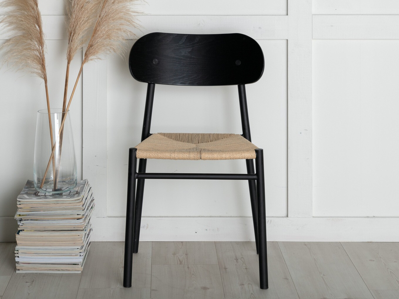 Scaun Dallas 254 (Negru + Maro deschis)