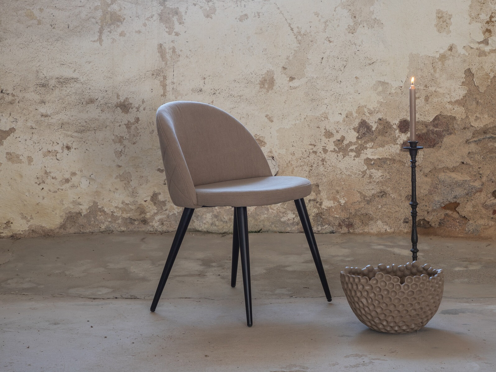 Scaun Dallas 2640 (Bej + Negru)