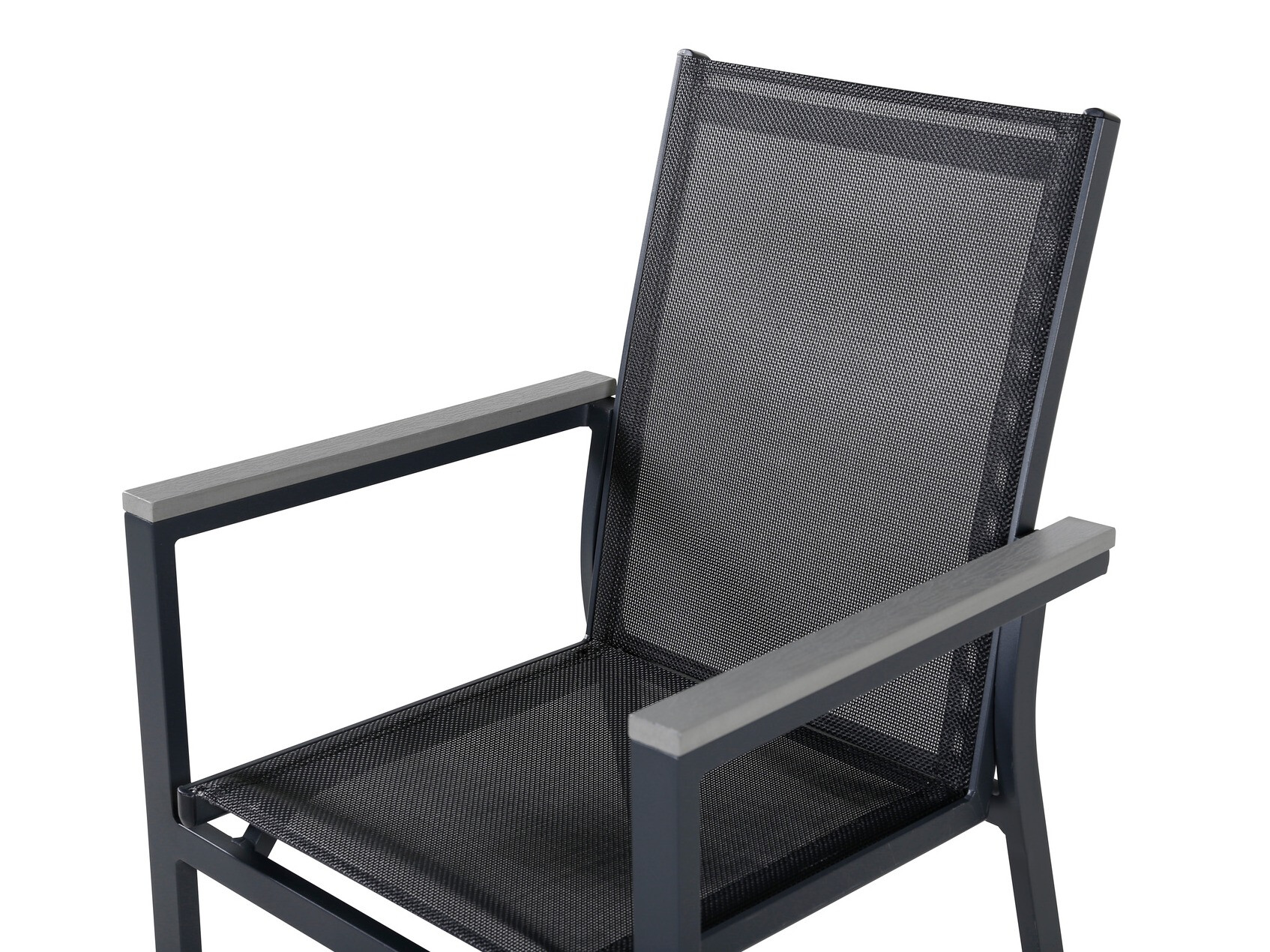 Scaun de exterior Dallas 2775 (Negru + Gri)