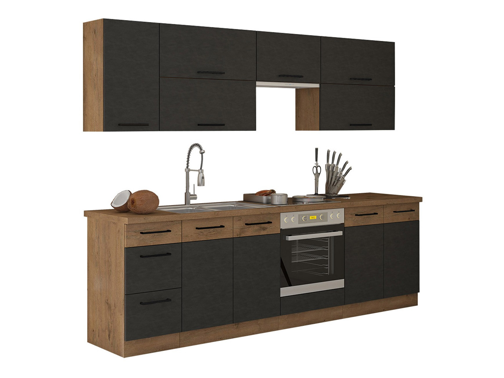 Set de bucătărie modular Wood Grey 135