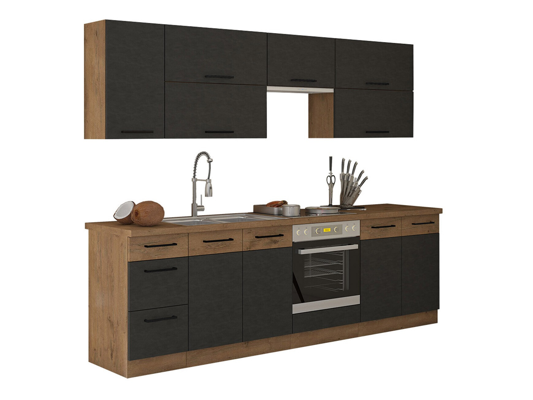 Set de bucătărie modular Wood Grey 135