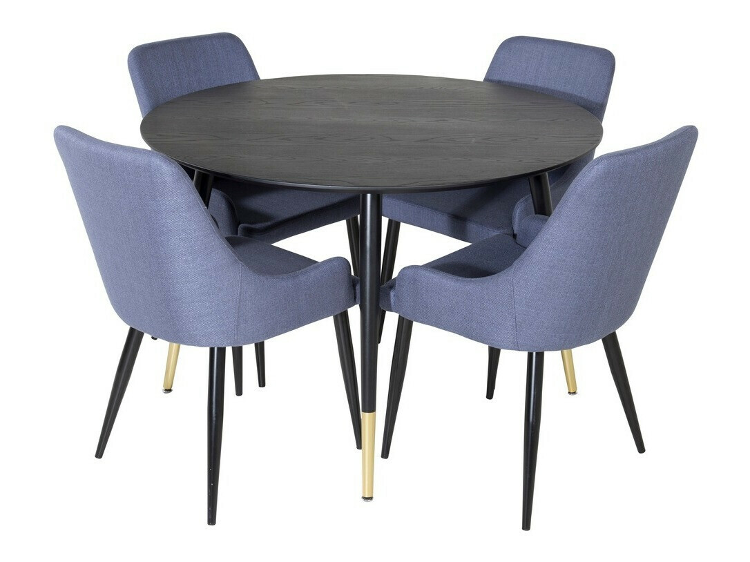 Set de mese Dallas 1181 (Albastru + Negru)