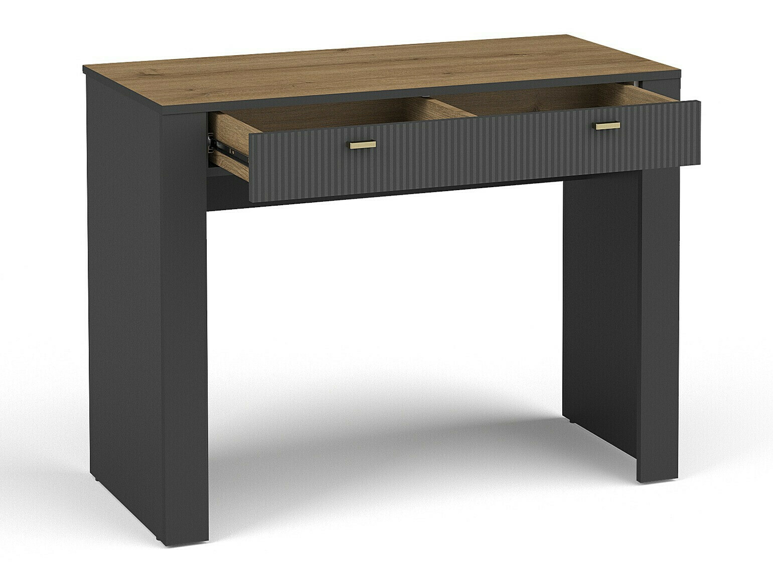 Set dormitor Mormavu 112 (Negru mat + Bej)