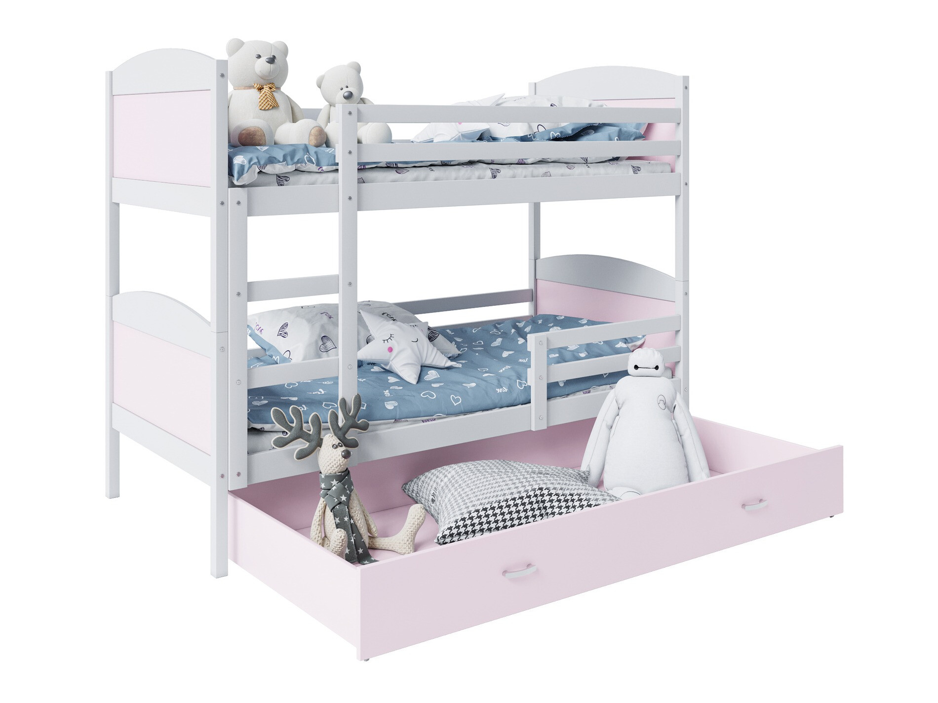 Pat supraetajat Aurora 101 (Roze)