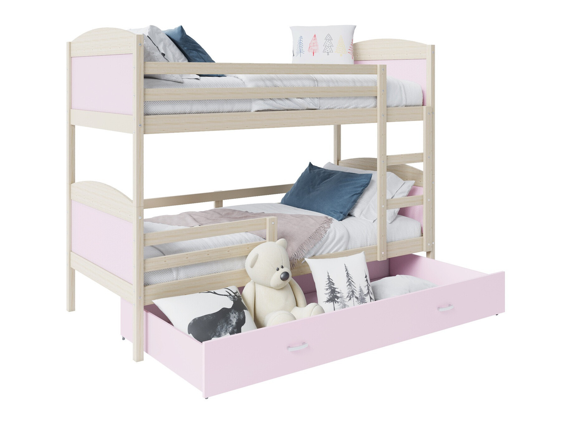 Pat supraetajat Aurora 101 (Roze)