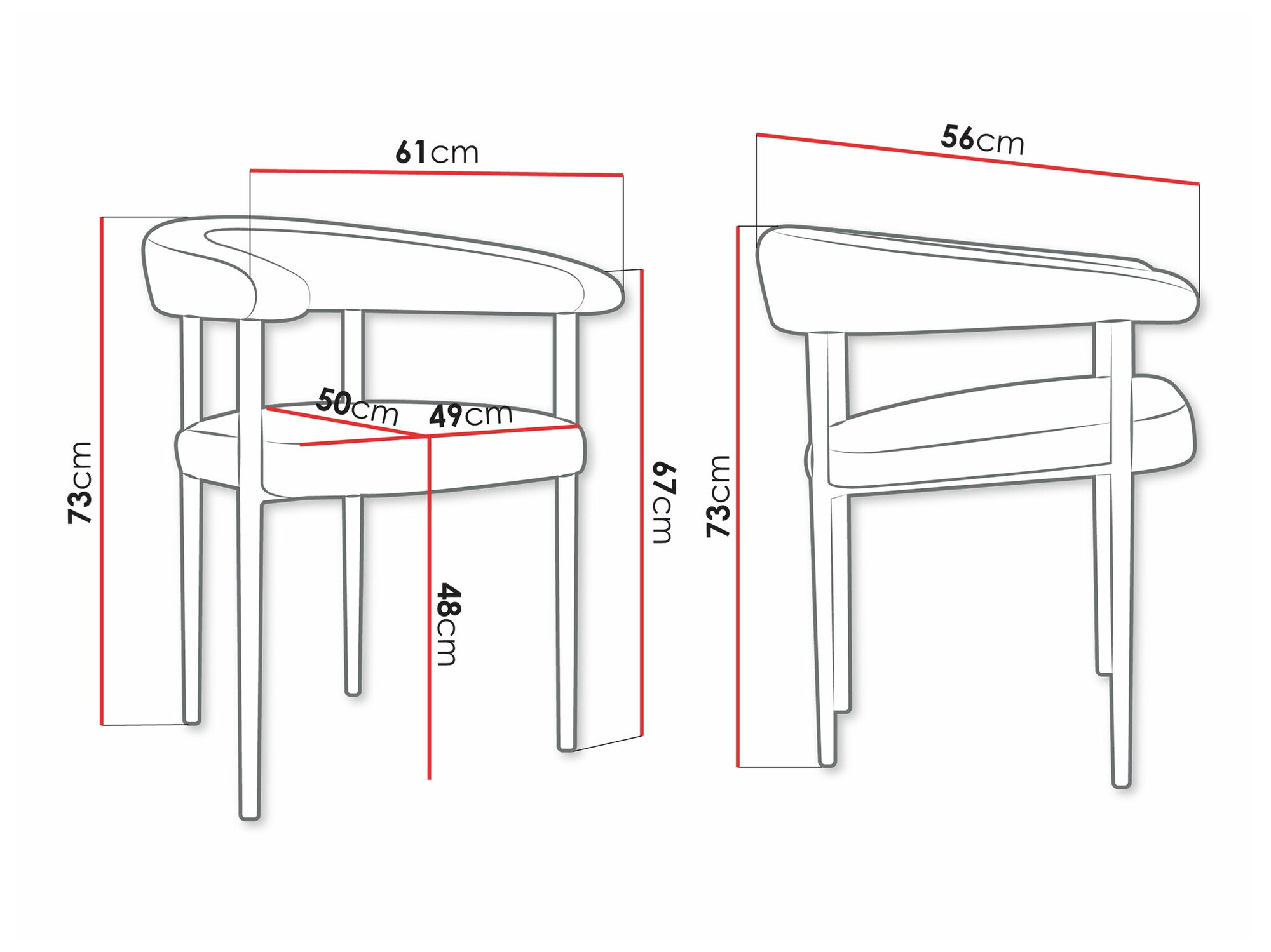 Scaun Jackson 110 (Magic Velvet 2240)