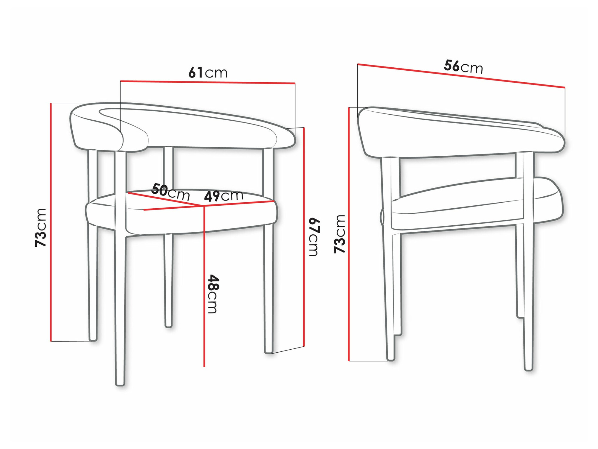 Scaun Jackson 110 (Magic Velvet 2250)