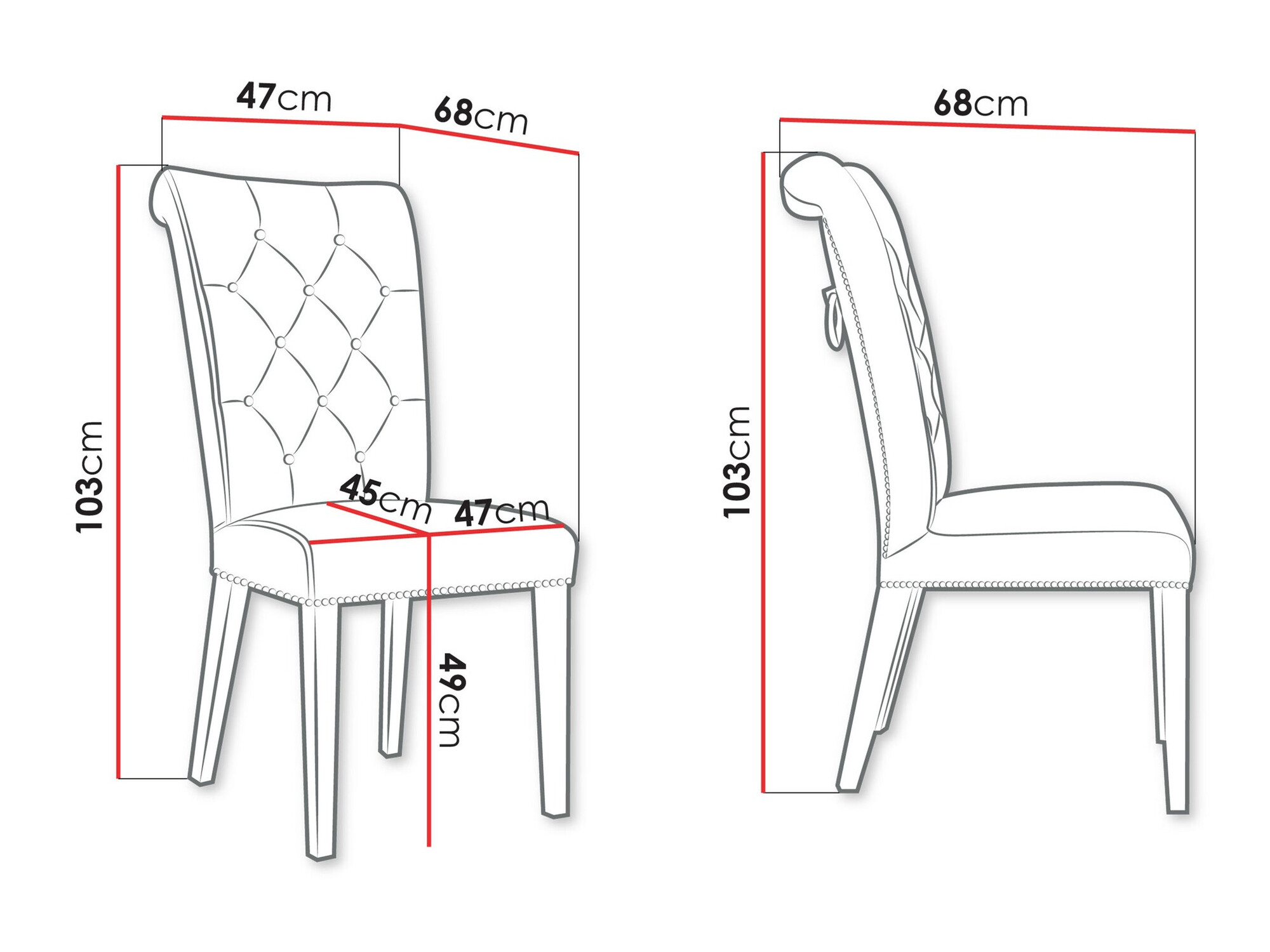 Scaun Jackson 111 (Magic Velvet 2219)