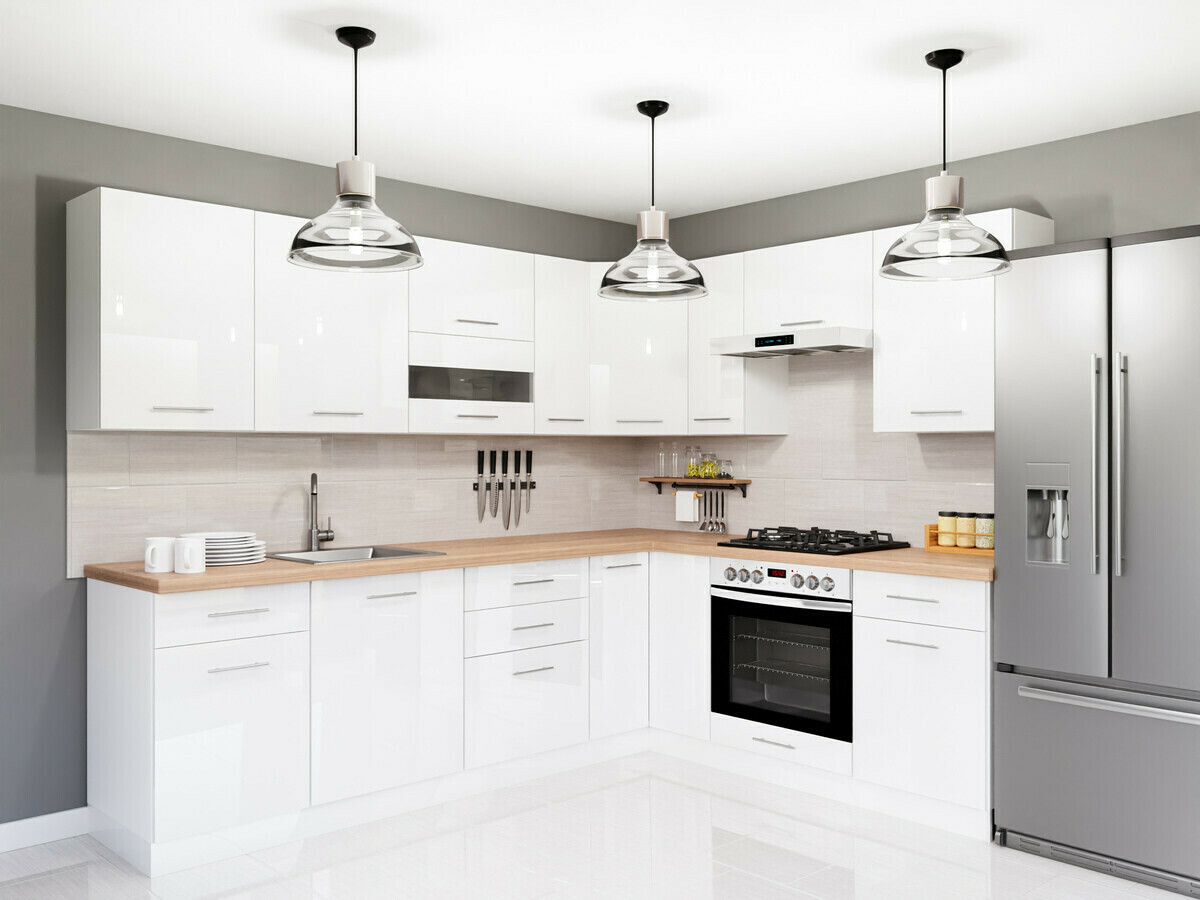Dulap de perete modular Tiffa White 126