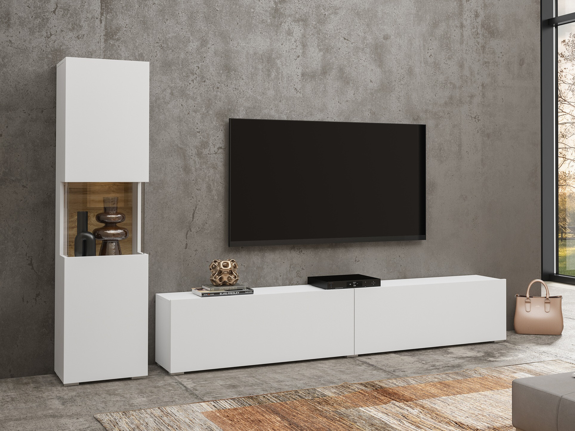 Raft Revmiru 100 (Alb + Stejar Wotan)