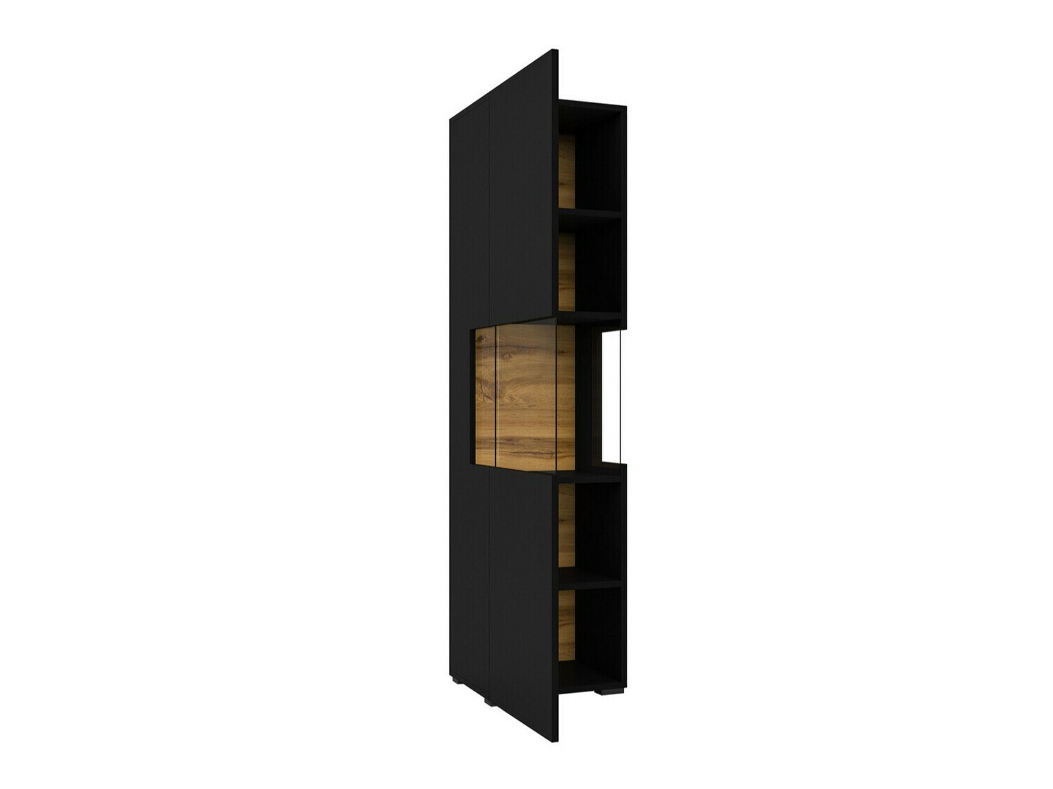Raft Revmiru 100 (Negru + Stejar Wotan)