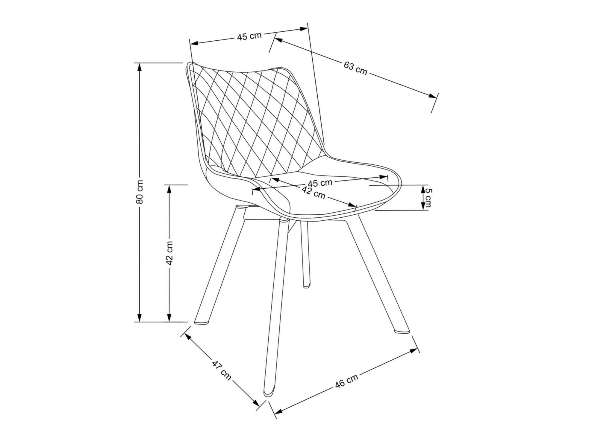 Scaun Houston 1442 (Bluvel 40)