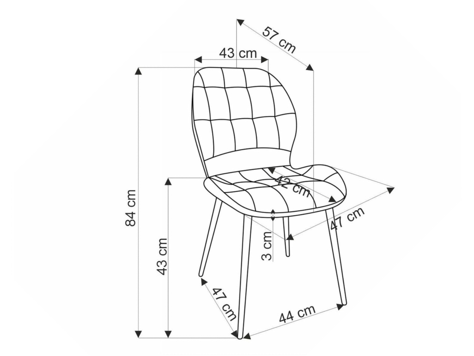 Scaun Houston 1802 (Bej)