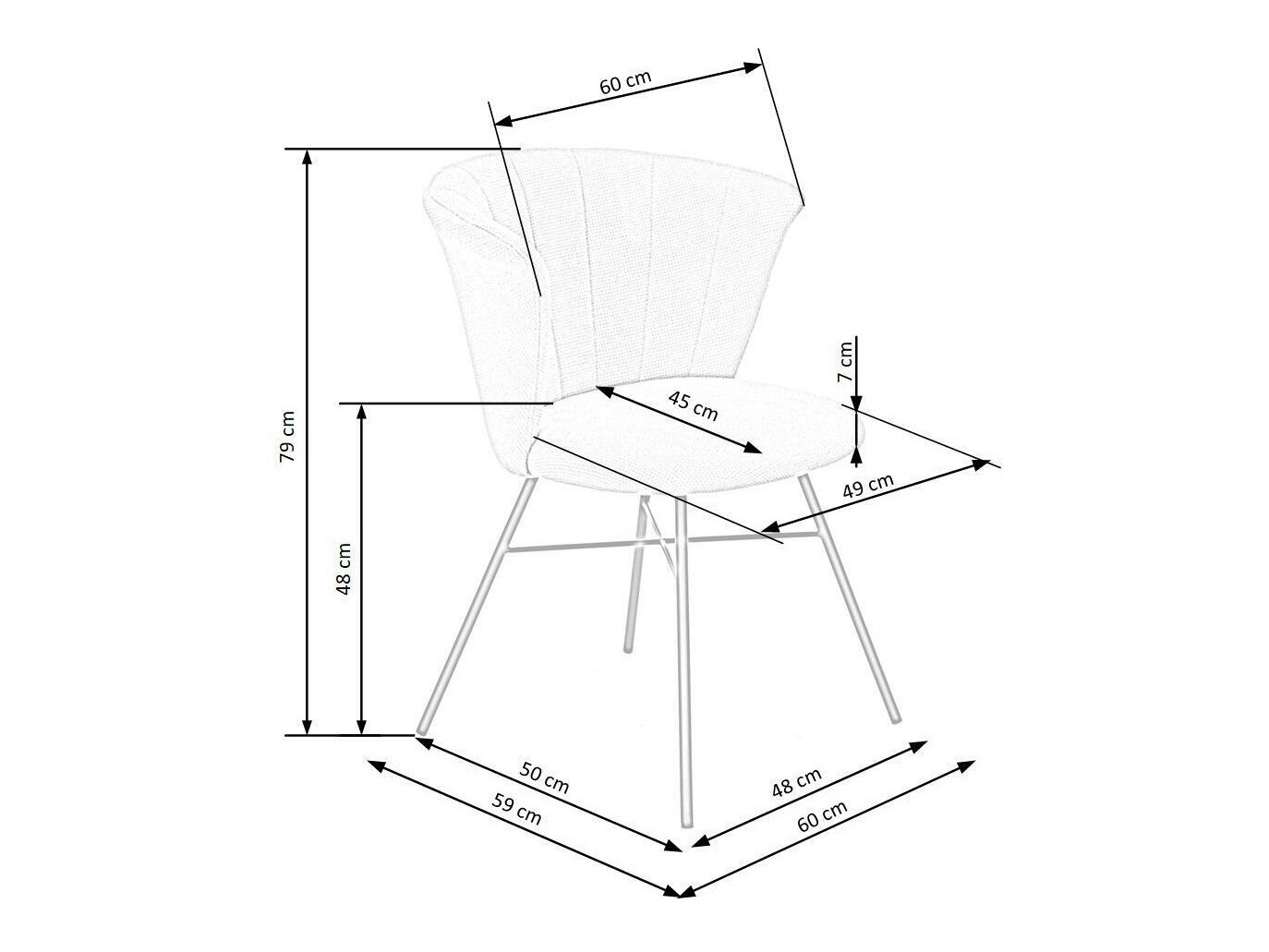 Scaun Houston 1282 (Bej)