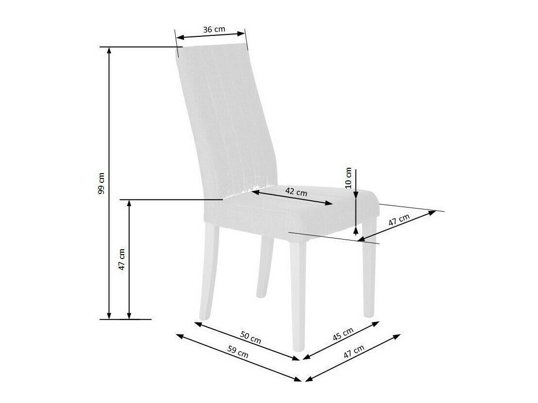 Scaun Houston 684 (Gri deschis + Negru)