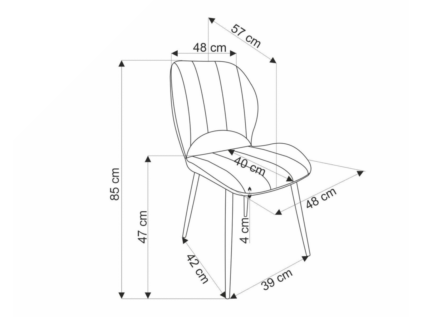 Scaun Houston 1738 (Bej)