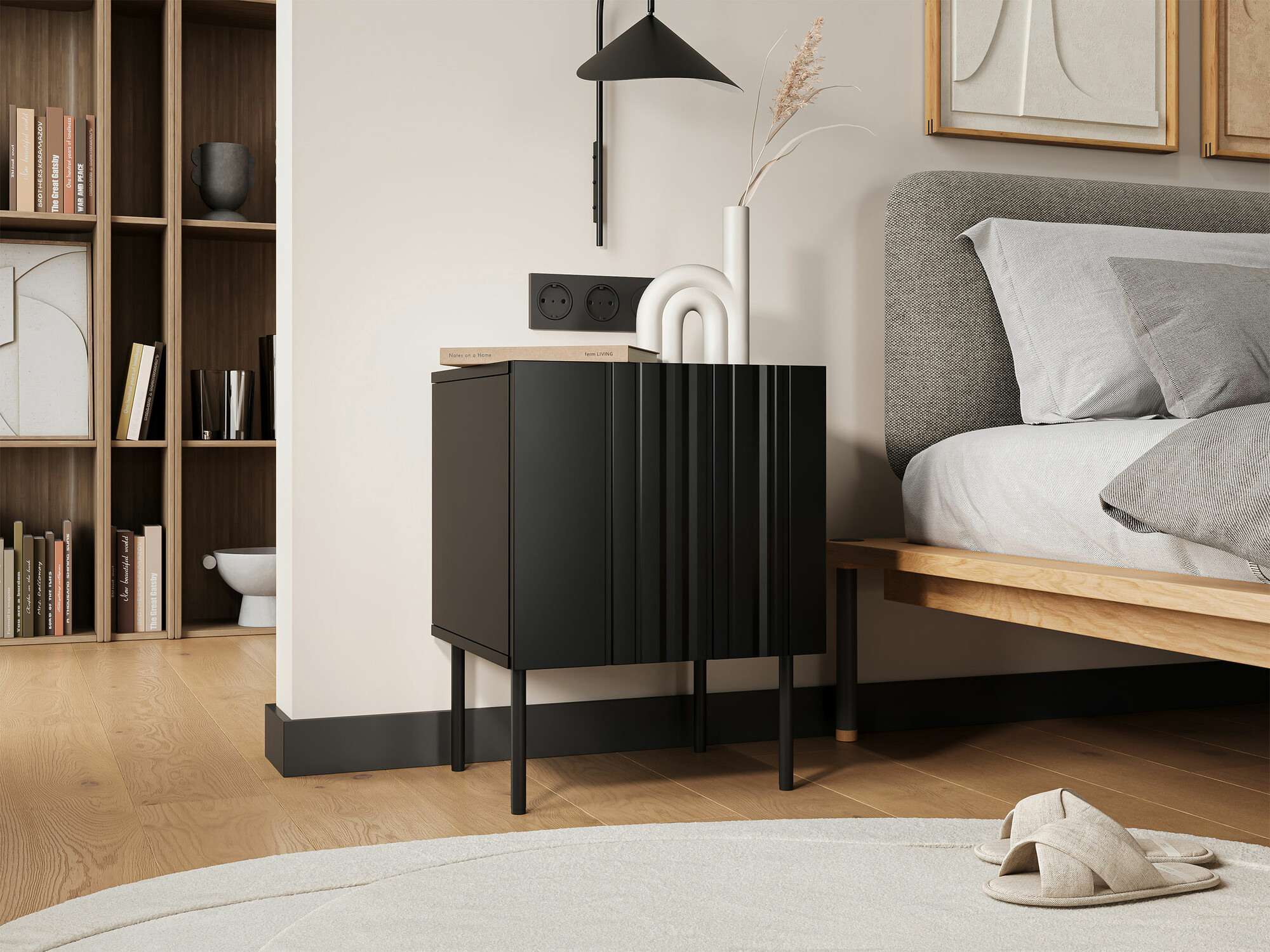 Set noptiere Evavese 104 (Negru)