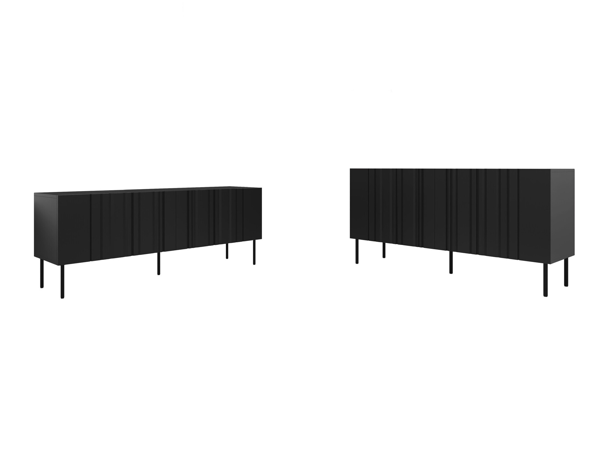 Set de living Evavese 105 (Negru)