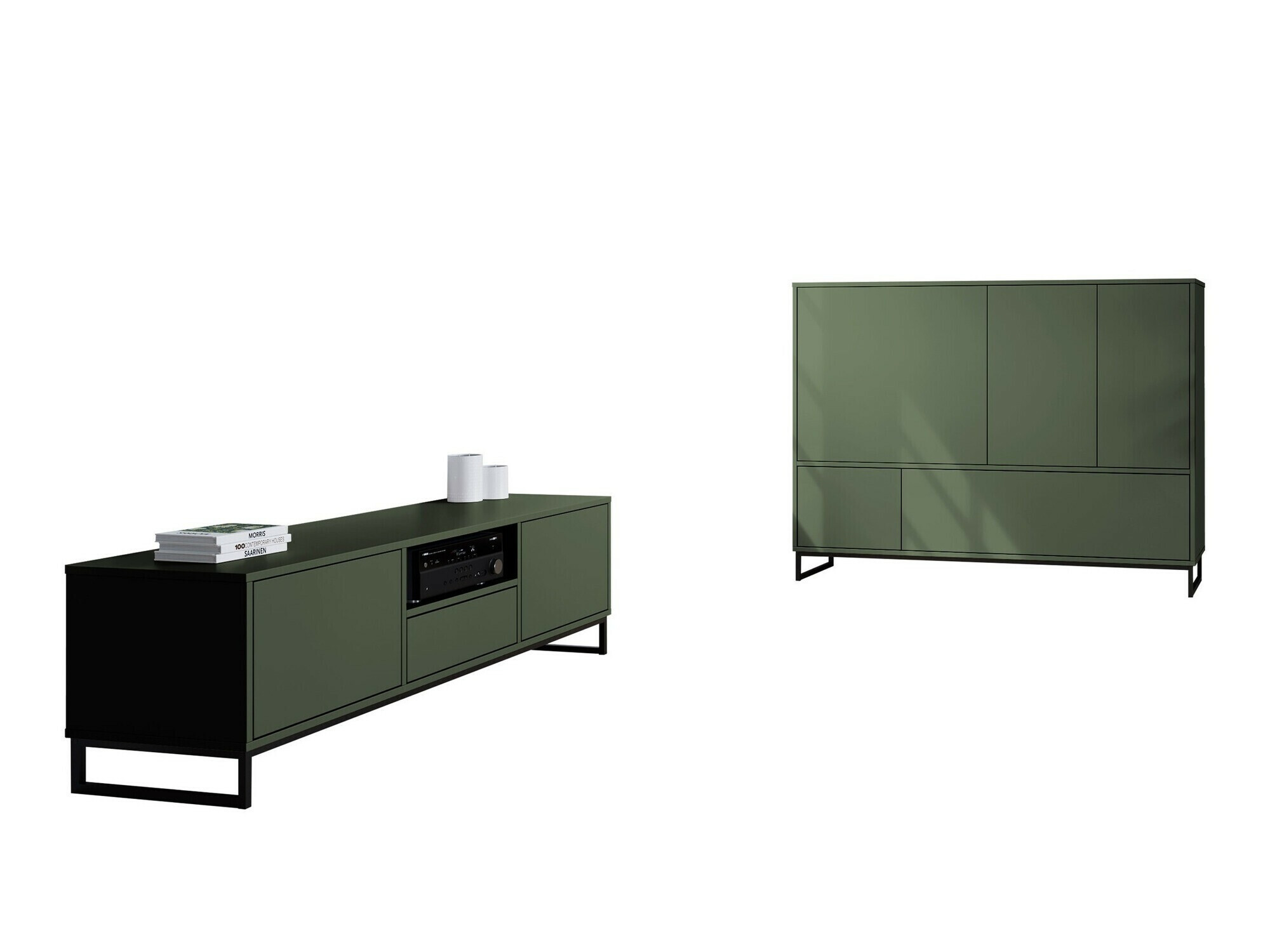 Set de living Calcalo 109 (Verde)