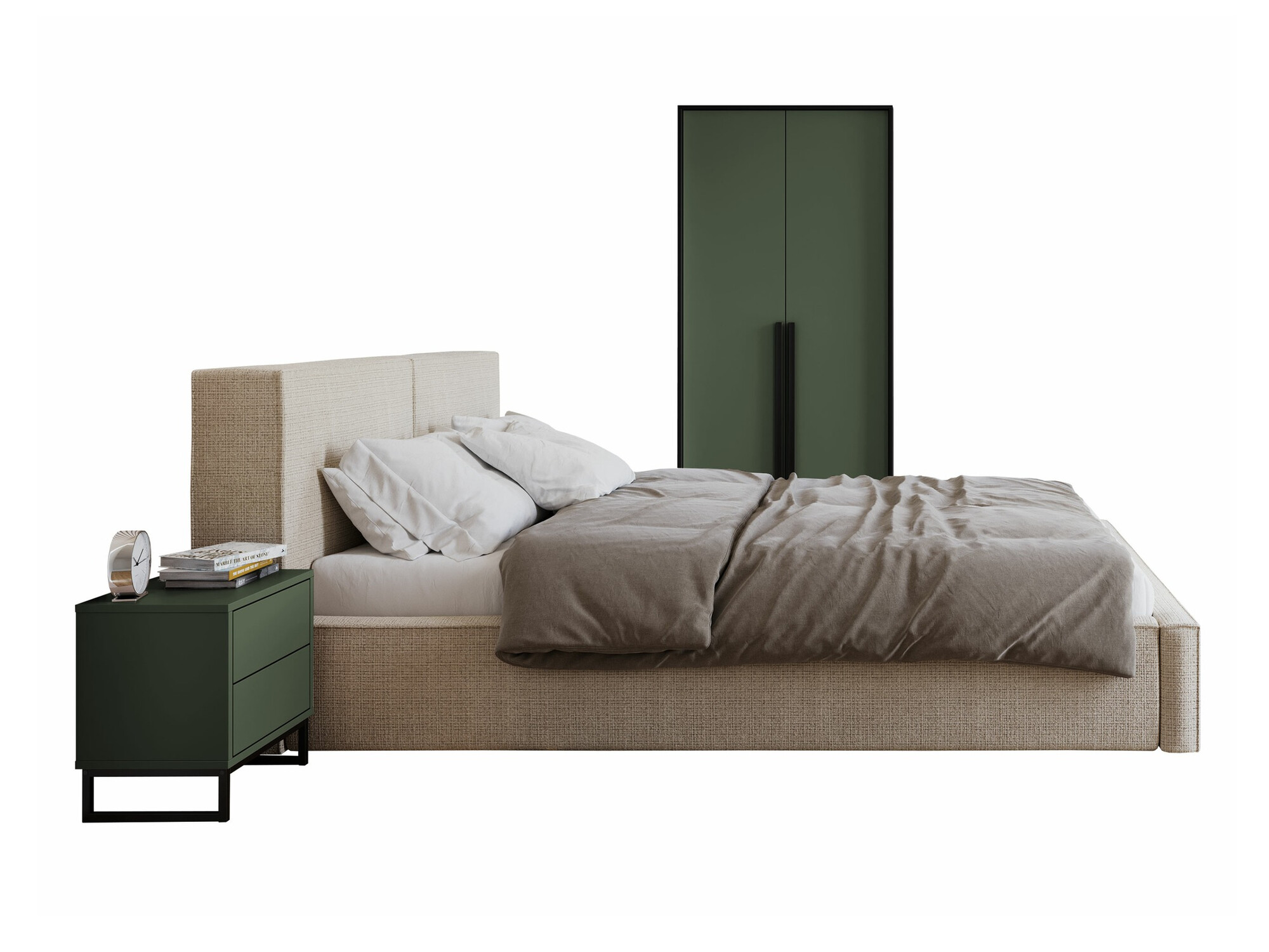 Set dormitor Calcalo 111 (Verde)