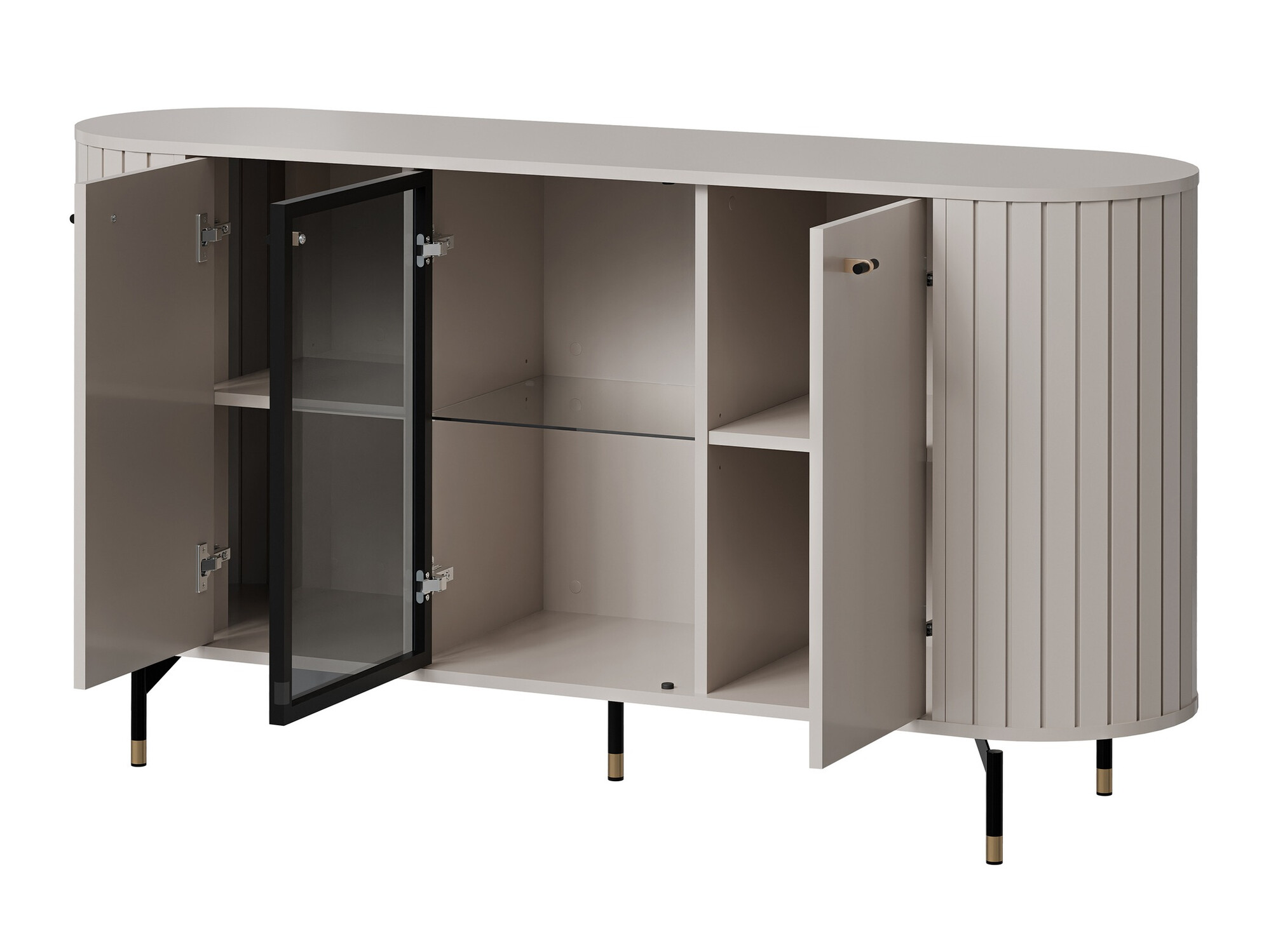 Set de living Novmono 111 (Negru)
