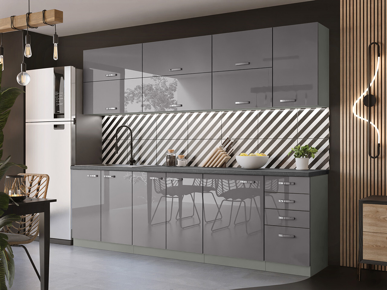 Set de bucătărie modular Multi Grey 123