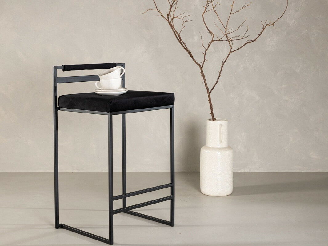 Scaun de bar Dallas 4519 (Negru)