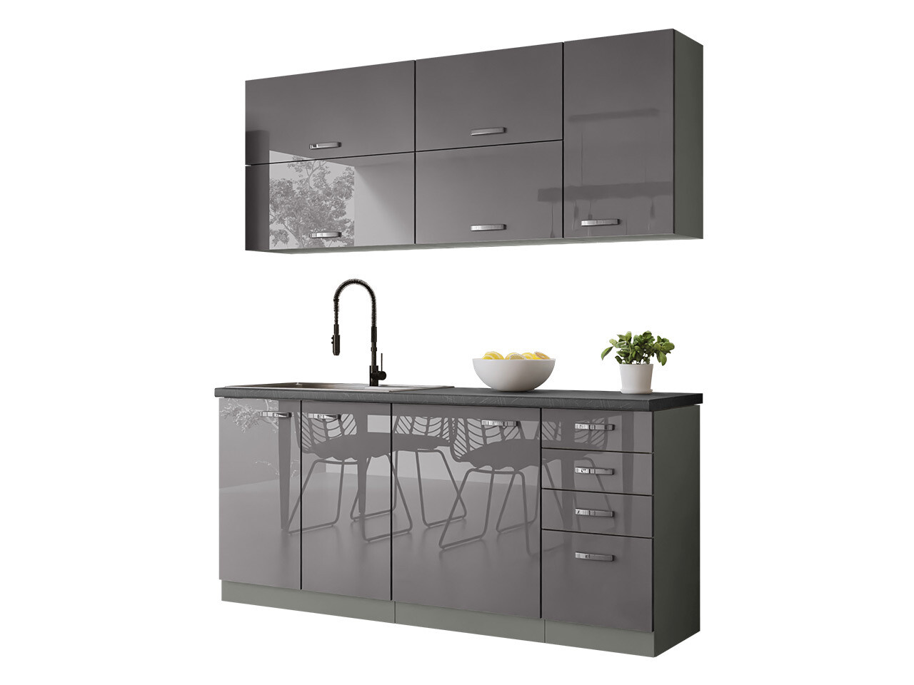 Set de bucătărie modular Multi Grey 124