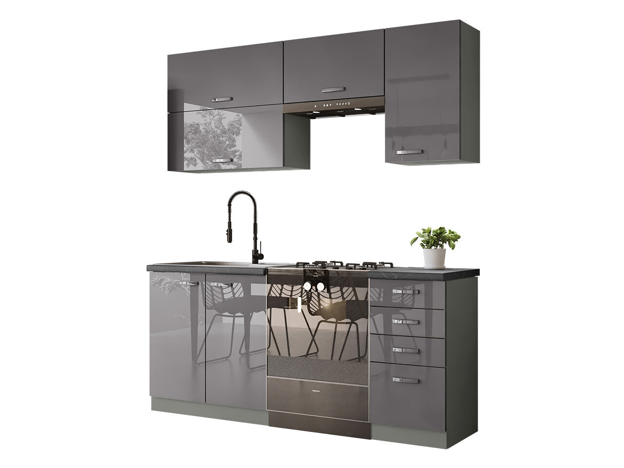 Set de bucătărie modular Multi Grey 125