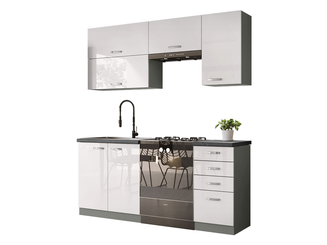 Set de bucătărie modular Multi White 125