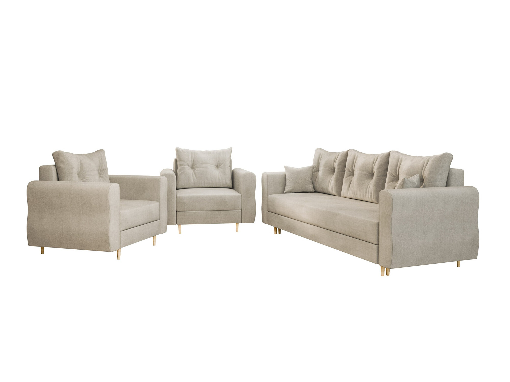 Set mobilier tapițat Veldala 106 (Manila 02)
