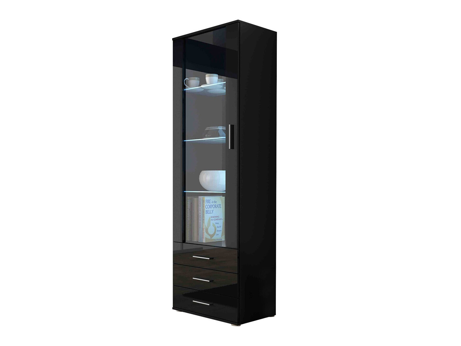 Raft Tornola 102 (Negru + Negru lucios)