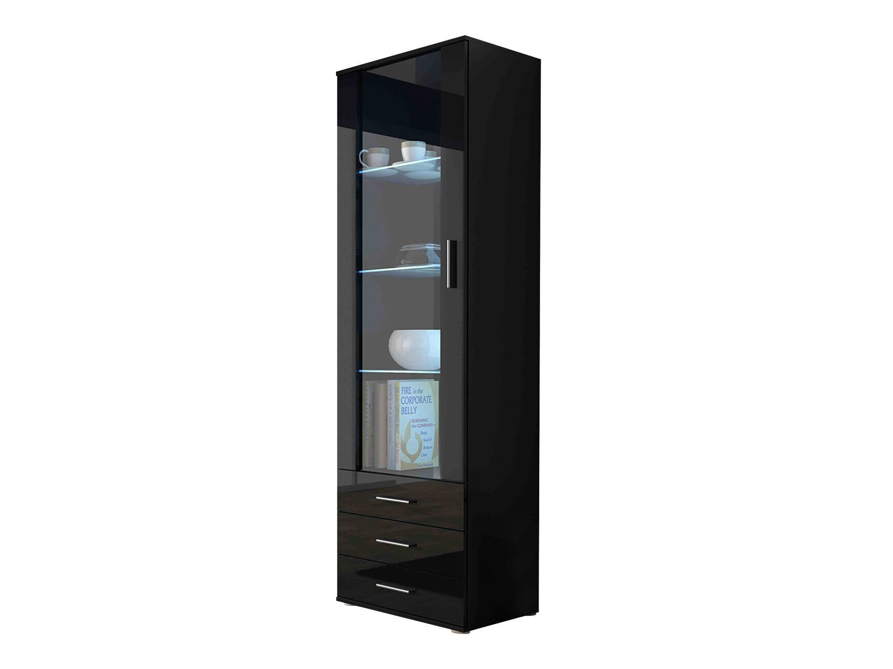 Raft Tornola 102 (Negru + Negru lucios)
