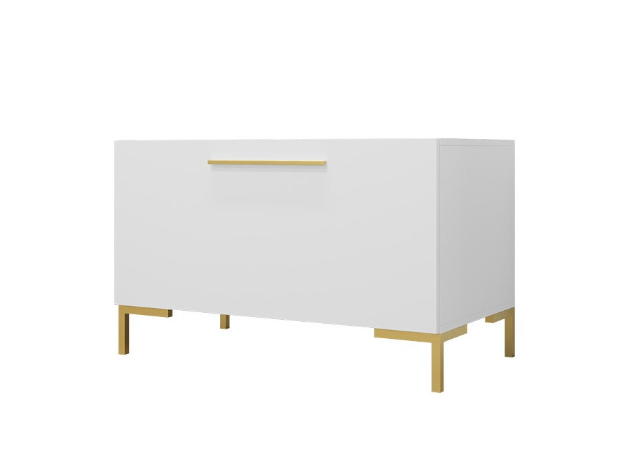 Dulap pantofi Nomal (Alb + Auriu)