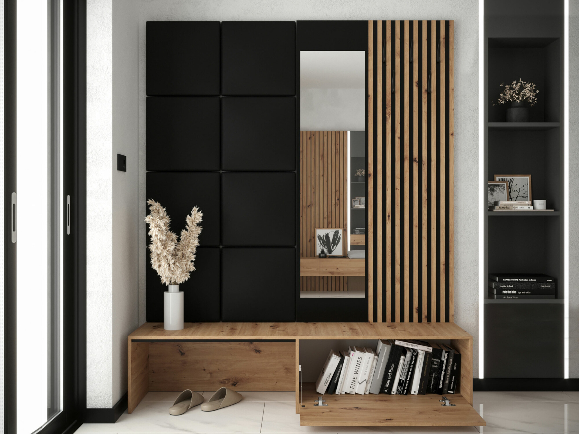 Set de hol Fabor (Stejar artizan + Soft 011)