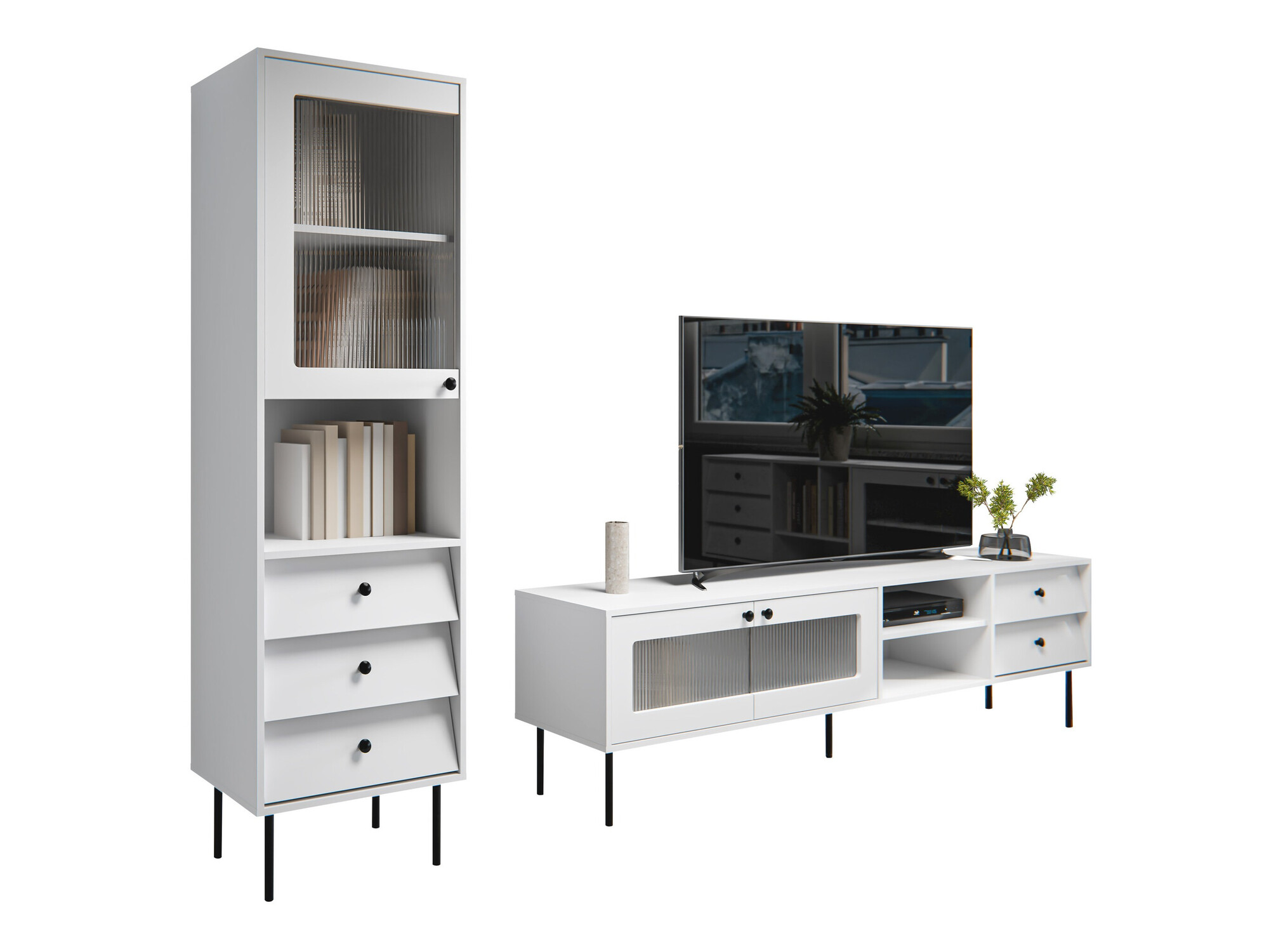 Set de living Feletri 109 (Alb)