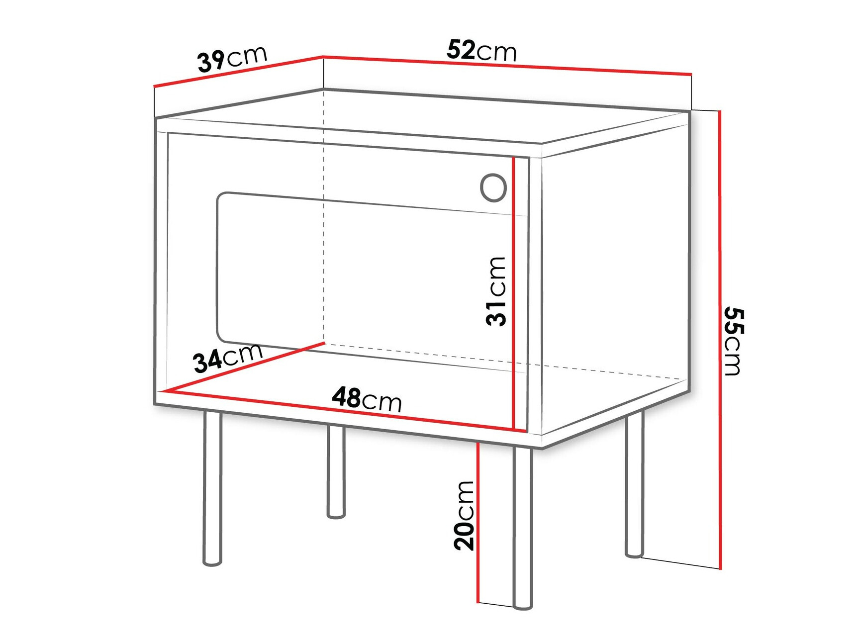 Set noptiere Feletri 107 (Alb)