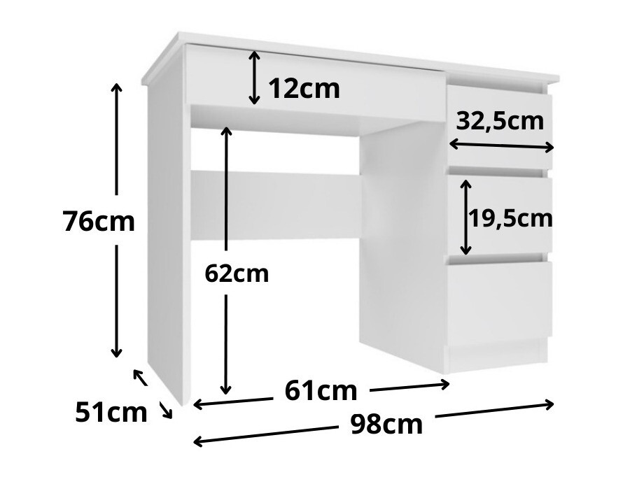 Birou Elbvelu 108 (Gri)