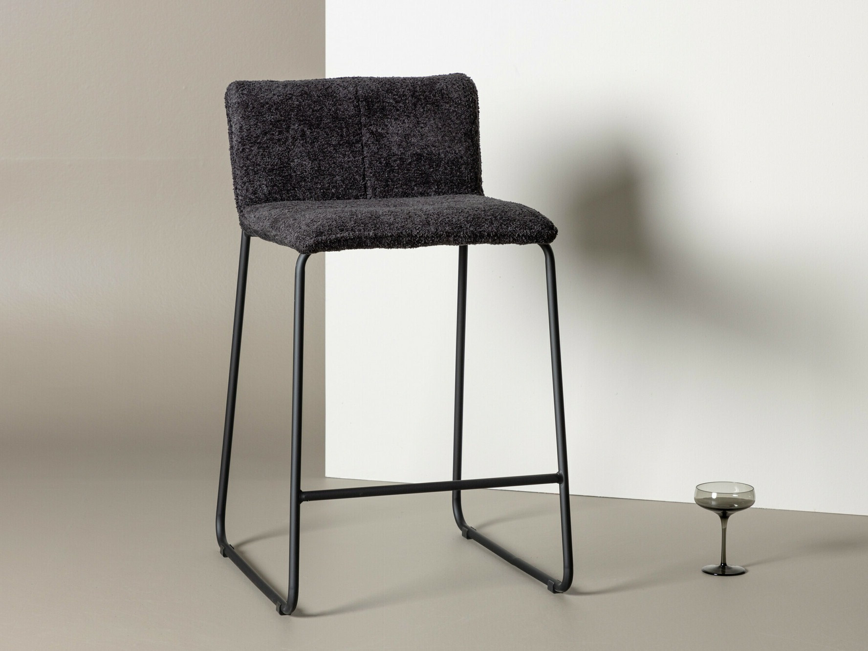 Scaun de bar Dallas 3235 (Negru)