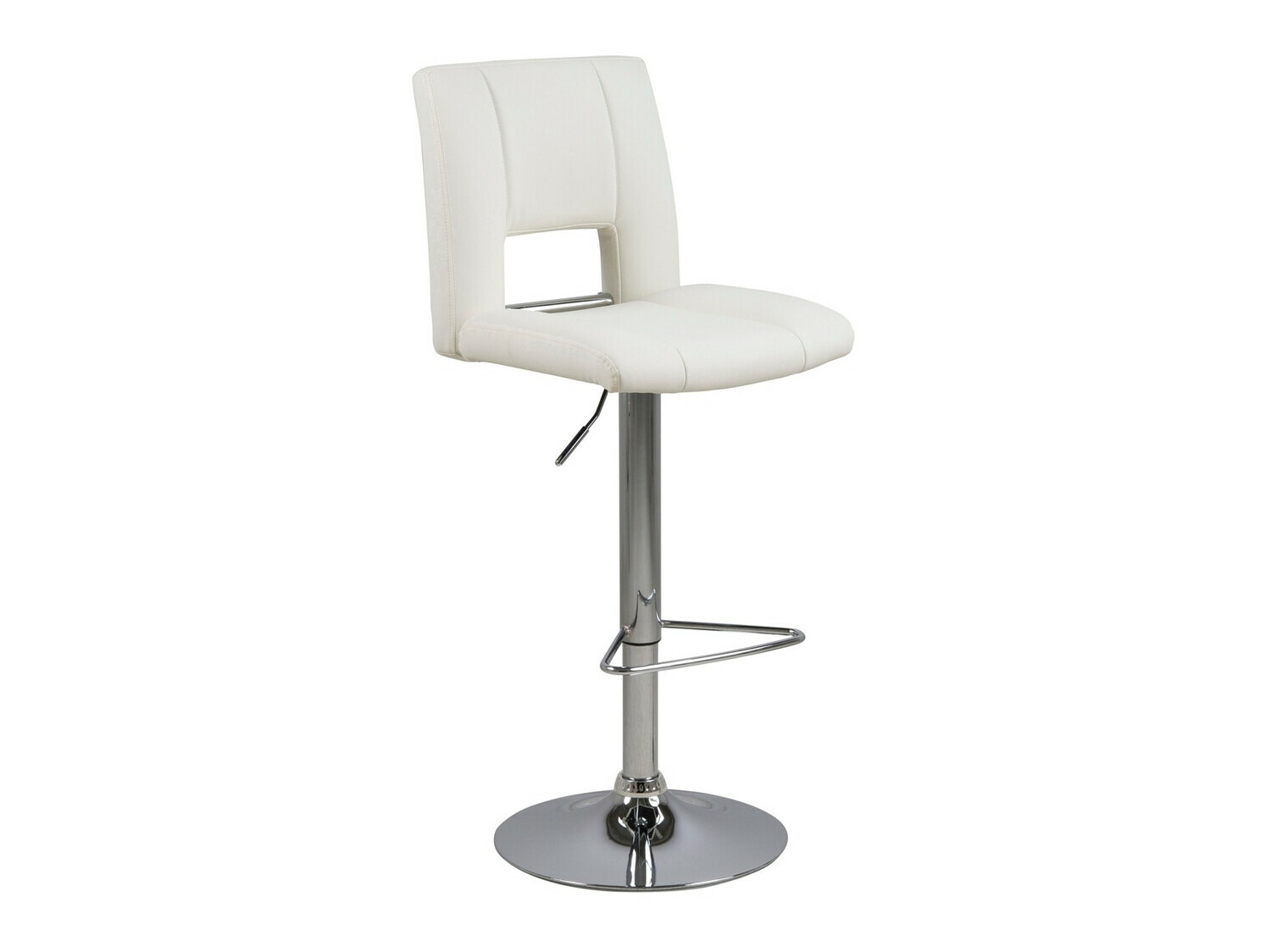 Scaun de bar Norsica 145 (Alb + Argint)
