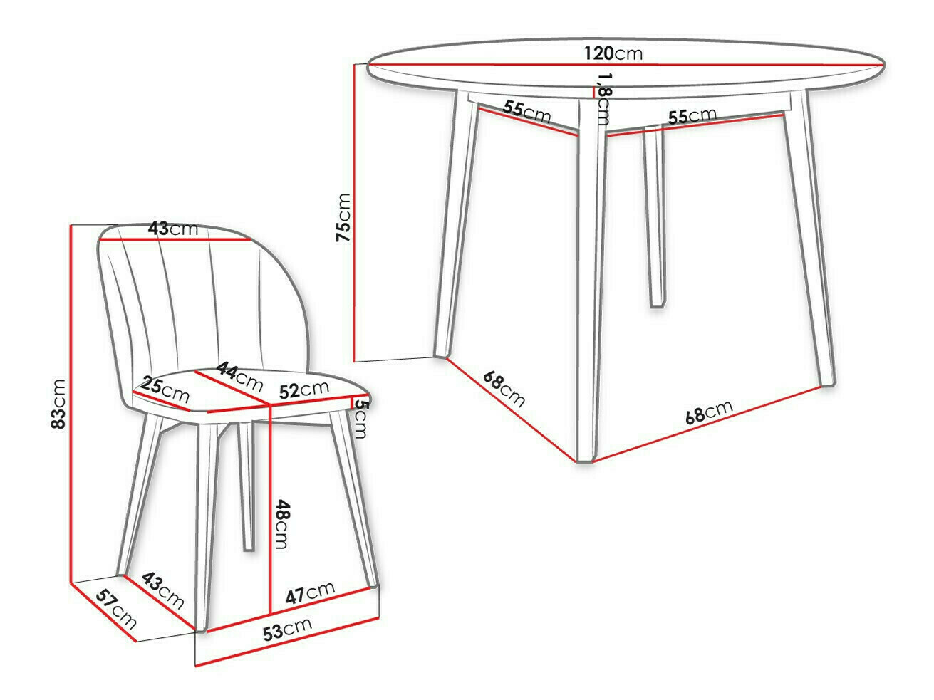 Set de mese Racine 136 (Maro)