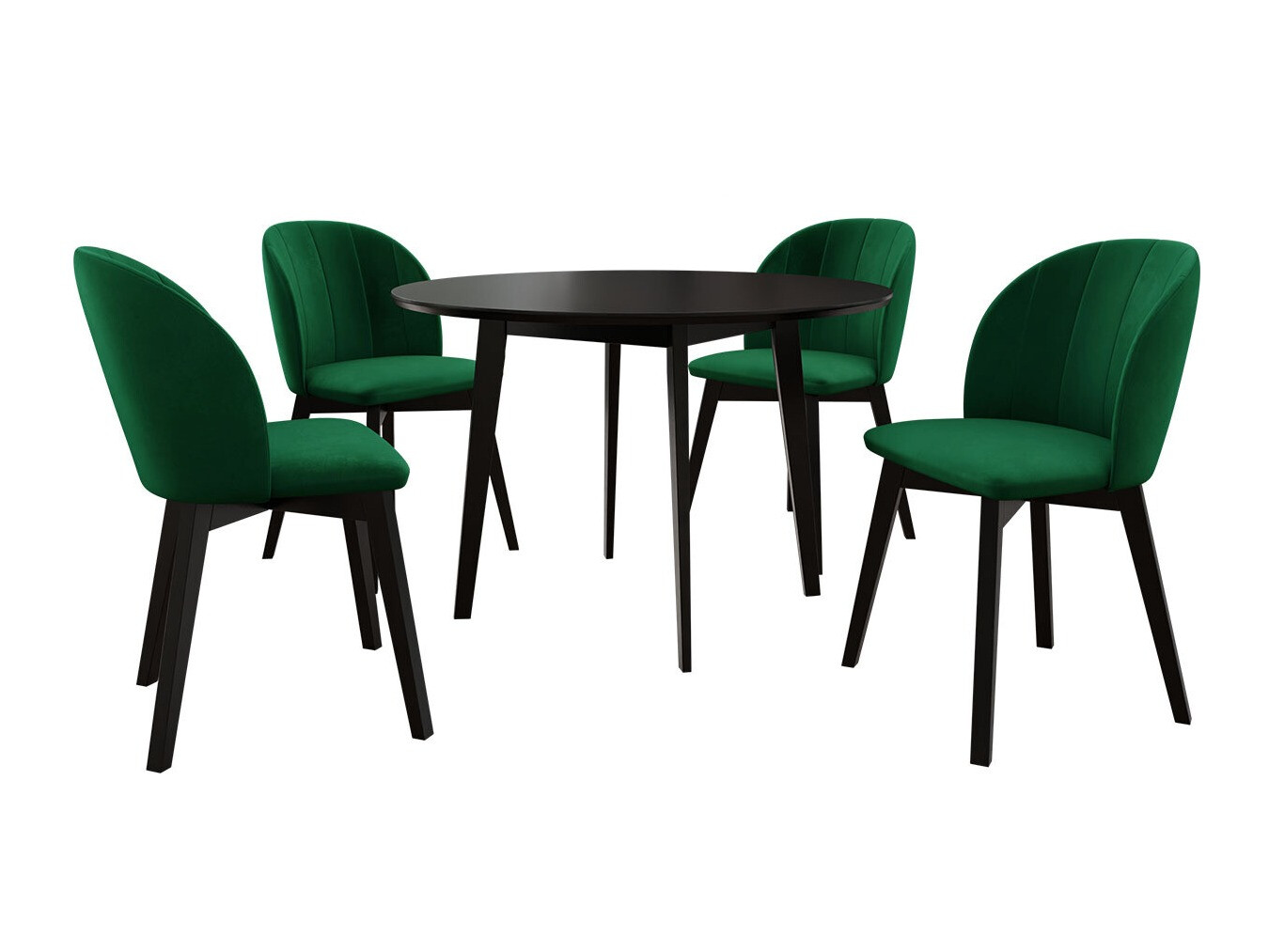 Set de mese Racine 136 (Negru)