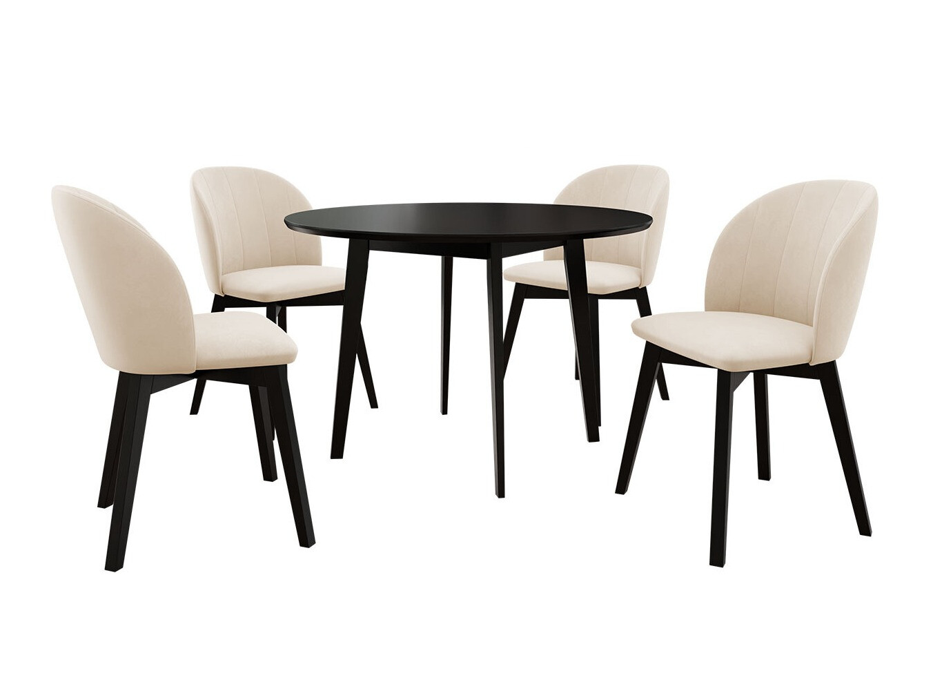Set de mese Racine 136 (Negru)