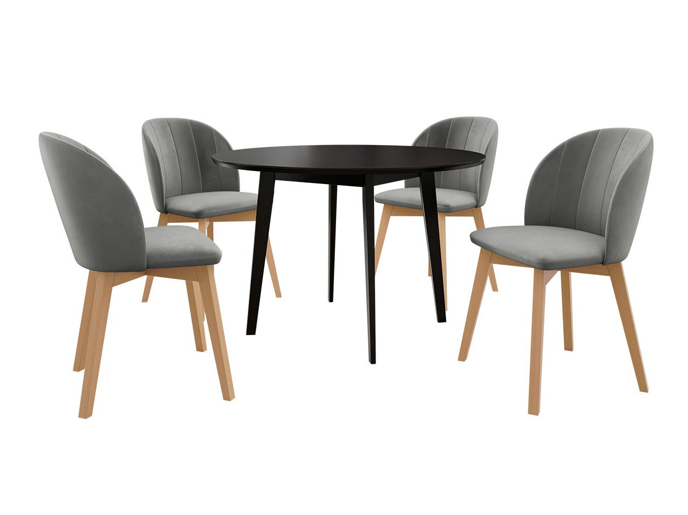 Set de mese Racine 136 (Negru)