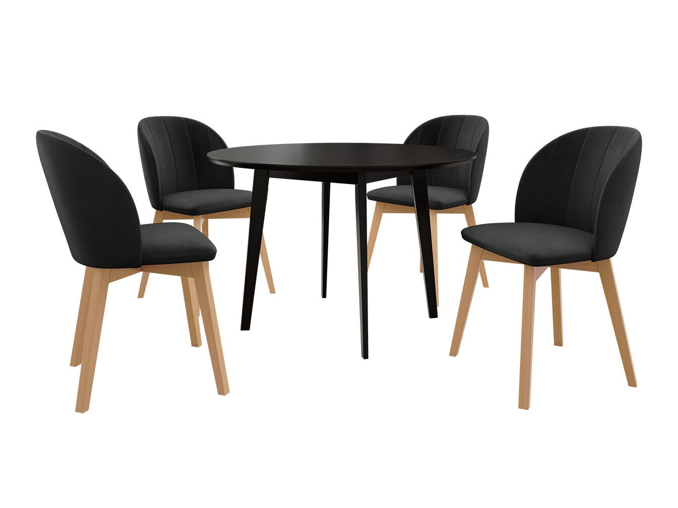 Set de mese Racine 136 (Negru)