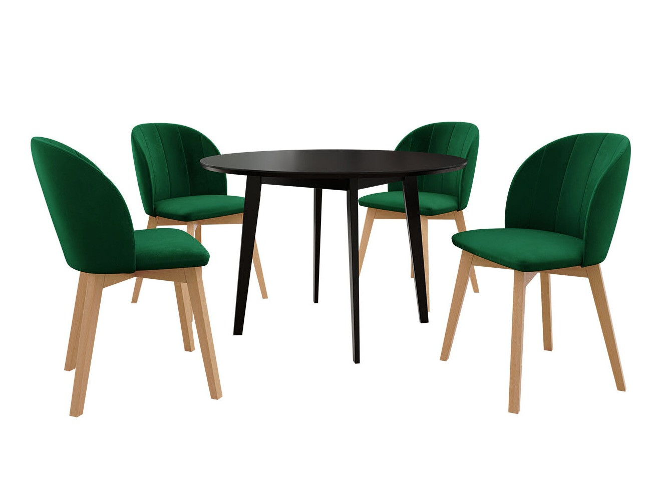 Set de mese Racine 136 (Negru)